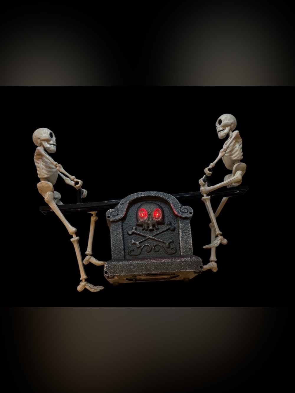 Hyde & EEK! Animated Skeleton SeeSaw with Lights & Sounds Halloween Decor